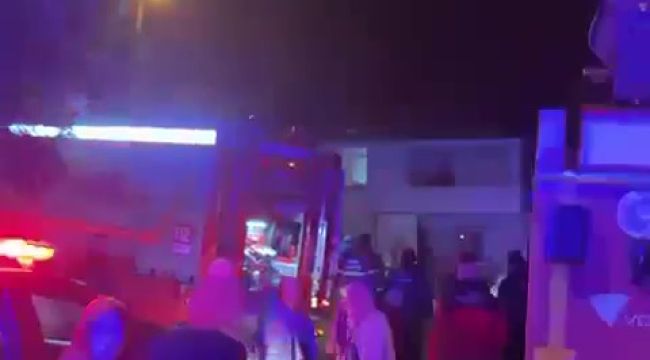 Ünye'de Camii Lojmanında Yangın