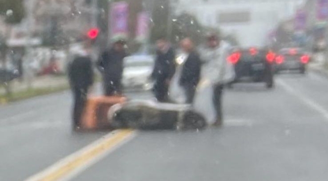 Ünye'de Motosiklet Kazası