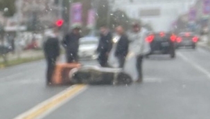 Ünye'de Motosiklet Kazası