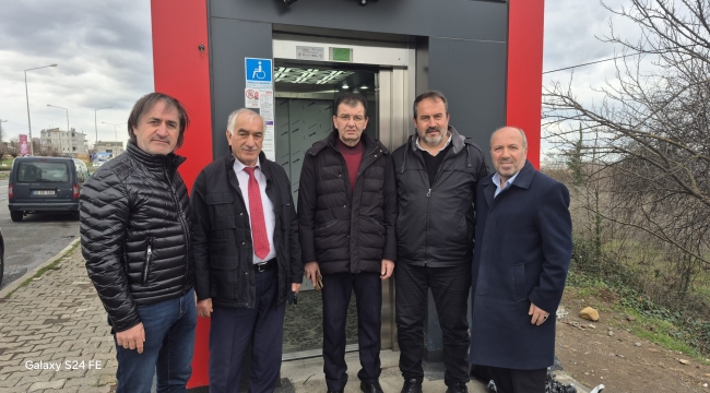 Ünye Devlet Hastanesi Üst Geçit Asansörü Hizmete Başladı