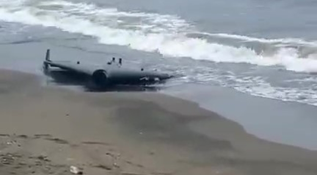 Ünye Sahilinde İnsansız Hava Aracı Bulundu