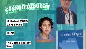 Yazar Coşkun Özbucak Ünye’de Kitaplarını Tuğba İçin İmzalayacak