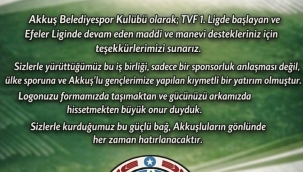 Akkuş Belediyespor'dan İsim Sponsoruna Teşekkür