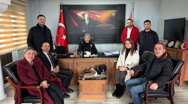 Başkan Genç'ten İlçe Emniyet Müdürü Sarısoy'a Ziyaret