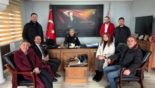 Başkan Genç'ten İlçe Emniyet Müdürü Sarısoy'a Ziyaret