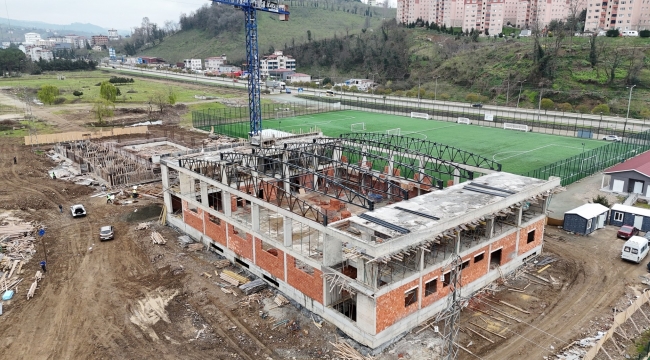 Eskipazar Spor Kompleksinin İnşası Sürüyor
