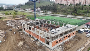 Eskipazar Spor Kompleksinin İnşası Sürüyor