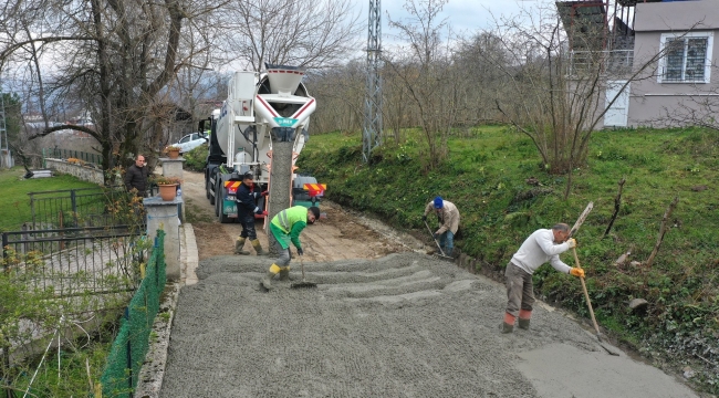 Fatsa'da Beton Yol Konforu Bucaklı'ya Ulaştı