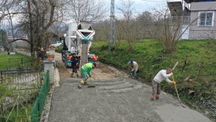 Fatsa'da Beton Yol Konforu Bucaklı'ya Ulaştı