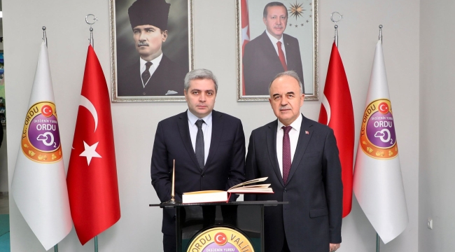 Gürcistan'ın Ankara Büyükelçisi Kalandia, Vali Erol'u Ziyaret Etti