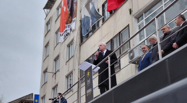 İYİ Parti Lideri Dervişoğlu Partisinin Ünye İlçe Binasını Açtı