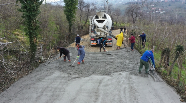 Kumru'da Yol Seferberliği
