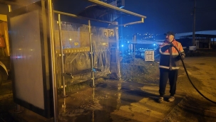 Ordu'da Duraklarda Temizlik Seferberliği