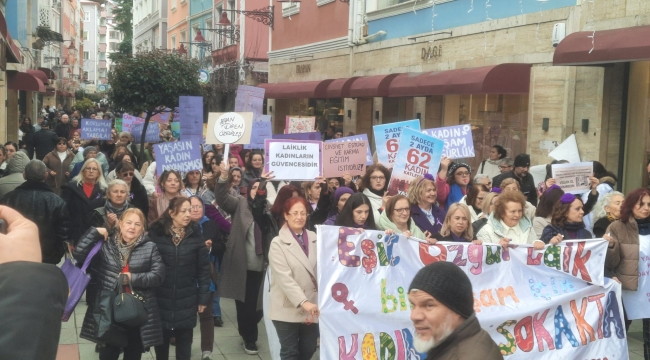 Ordu'da Kadınlardan 8 Mart Yürüyüşü: "Susmuyoruz, İtaat Etmiyoruz!"