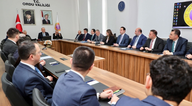 Ordu'da Mart Ayı İl Güvenlik Asayiş ve Koordinasyon Toplantısı Yapıldı