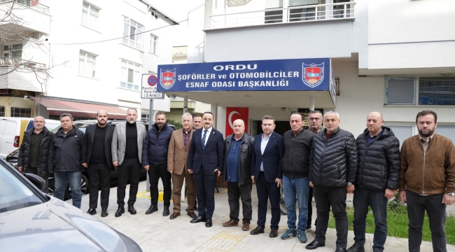 Şanlıtürk'ten Şoför Esnafına Tam Destek: "Her Zaman Yanınızdayız"