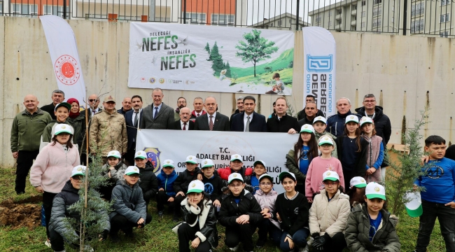 "Türkiye'nin Gücü Orman" Etkinliği Kapsamında Fidan Dikimi Yapıldı 