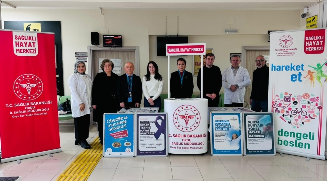 Ünye'de "Ramazan'da Sağlık Programı" Çalışmaları