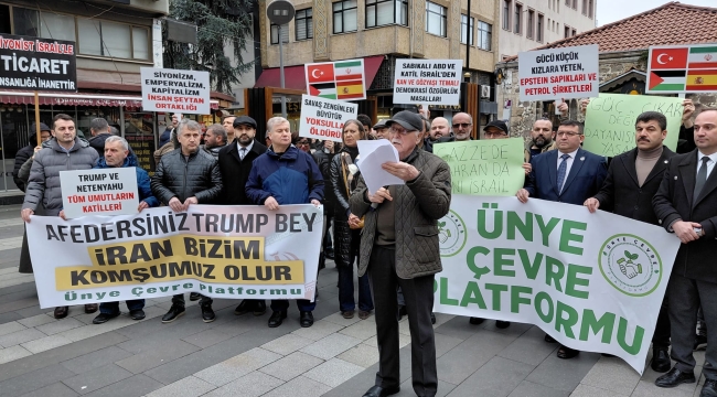 Ünye'den ABD ve İsrail'e Sert Tepki!