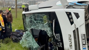 Ünye Fen Lisesi Öğrencileri Kaza Yaptı: 15 Yaralı