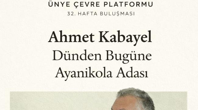 Ahmet Kabayel'den "Dünden Bugüne Ayanikola Adası" Sunumu