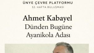 Ahmet Kabayel'den "Dünden Bugüne Ayanikola Adası" Sunumu