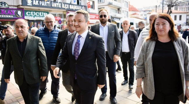 AK Parti İl Başkanı Özdemir'den Ünye Ziyareti