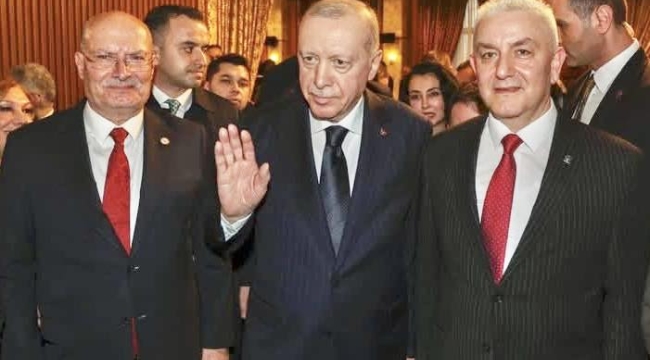 Argan, T.B.M.M Resepsiyonunda Erdoğan ve Kurtulmuş İle Birlikte 