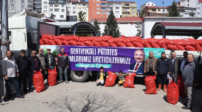 Büyükşehir, 6 İlçede 45 Ton Tohumluk Patates Dağıttı