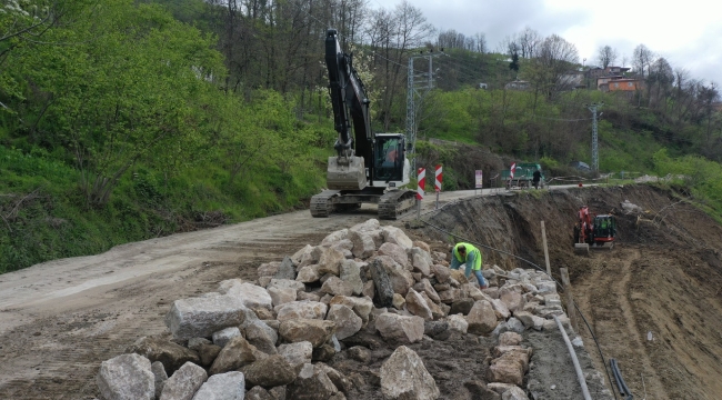 Büyükşehirden Heyelan Riskine Karşı Güçlü Adım