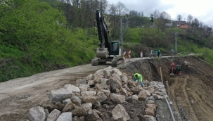 Büyükşehirden Heyelan Riskine Karşı Güçlü Adım
