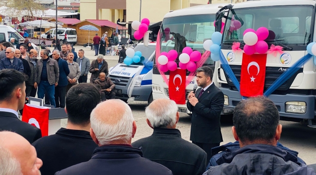 Çaybaşı Belediyesi'ne 5 Yeni Araç