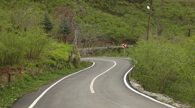 Ordu'da Tamamlanan Yollarda Trafik Güvenliği Artırılıyor
