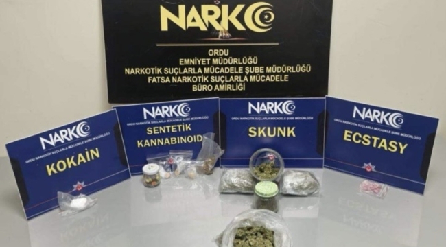 Ordu'da Uyuşturucu Operasyonları Sürüyor: 32 Gözaltı, 7 Tutuklama
