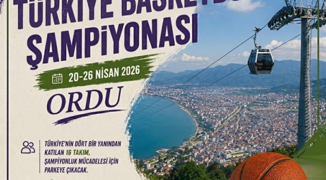 Ordu U14 Basketbol Şampiyonasına Ev Sahipliği Yapacak