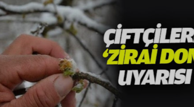 Ordu'ya Zirai Don Uyarısı!