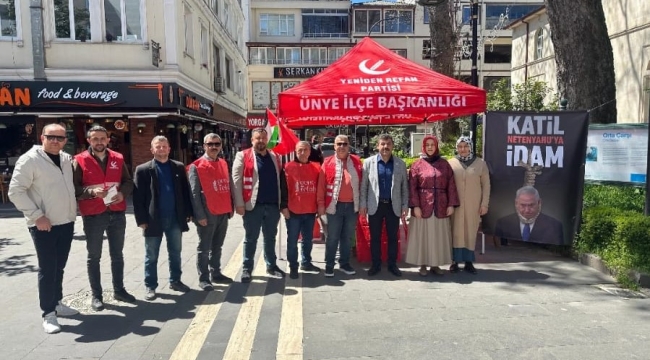 Refah'ın Türkiye Genelindeki İmza Seferberliğine Ünye'den Destek