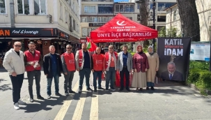 Refah'ın Türkiye Genelindeki İmza Seferberliğine Ünye'den Destek