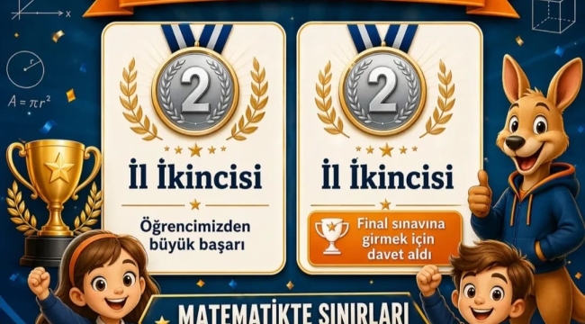 Rekor Okulları'ndan Kanguru Matematik Yarışması'nda Büyük Başarı