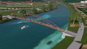 Turnasuyu Kordon Park'a Yaya Köprüsü