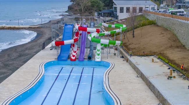 Ünye Belediyesi Aquapark Ve Aile Plajı Hizmete Giriyor