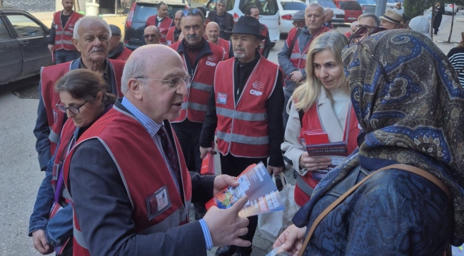 Ünye CHP Saha Çalışmalarına Devam Ediyor, Adres: 20 Temmuz Caddesi
