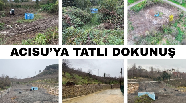 Ünye'de Acısu'ya Tatlı Dokunuş