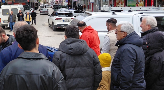 Ünye'de Akkuş-Niksar Caddesinde Kaza