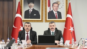 Vali Erol, İçişleri ve Milli Eğitim Bakanlarının Başkanlığında Düzenlenen VKS Toplantısına Katıldı