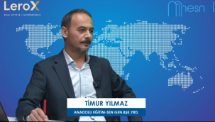 AES Genel Bşk. Yrd. Yılmaz: "Eğitimi Yeniden İnşa Etmeliyiz"