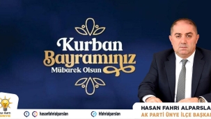 AK Parti İlçe Başkanı Alparslan'dan Kurban Bayramı Mesajı