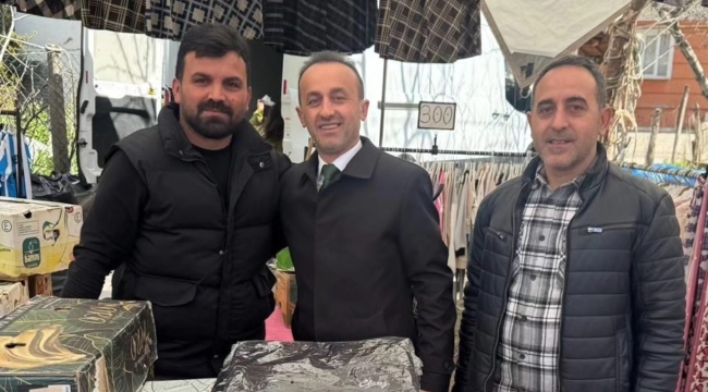 Başkan Genç, Pazarda Kaldığı Yerden Devam