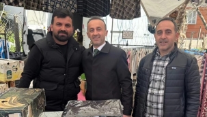 Başkan Genç, Pazarda Kaldığı Yerden Devam