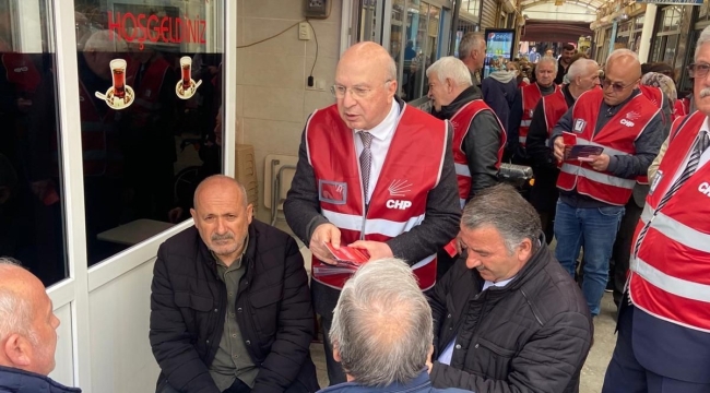 CHP Ünye Teşkilatı'ndan Kapalı Pazara Çıkarma!